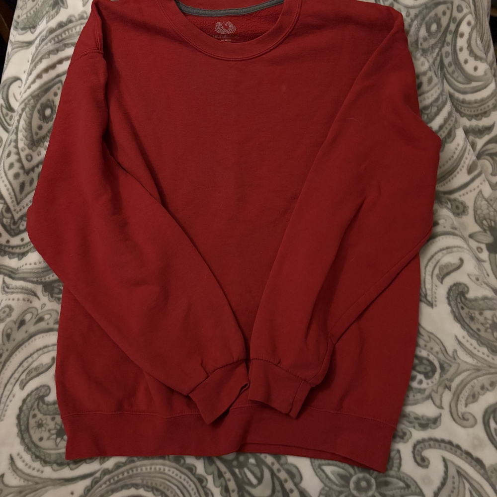 Fruit of the Loom Vibrant Red Sweatshirt